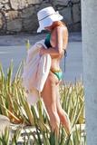 Katherine Heigl - Green Bikini Pictures Vacation in Mexico