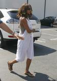 Halle Berry visits the dentist in the San Fernando Valley of Los Angeles, Toluca Lake
