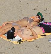 Ashley Tisdale - wearing a bikini at a beach in Malibu 05/03/13